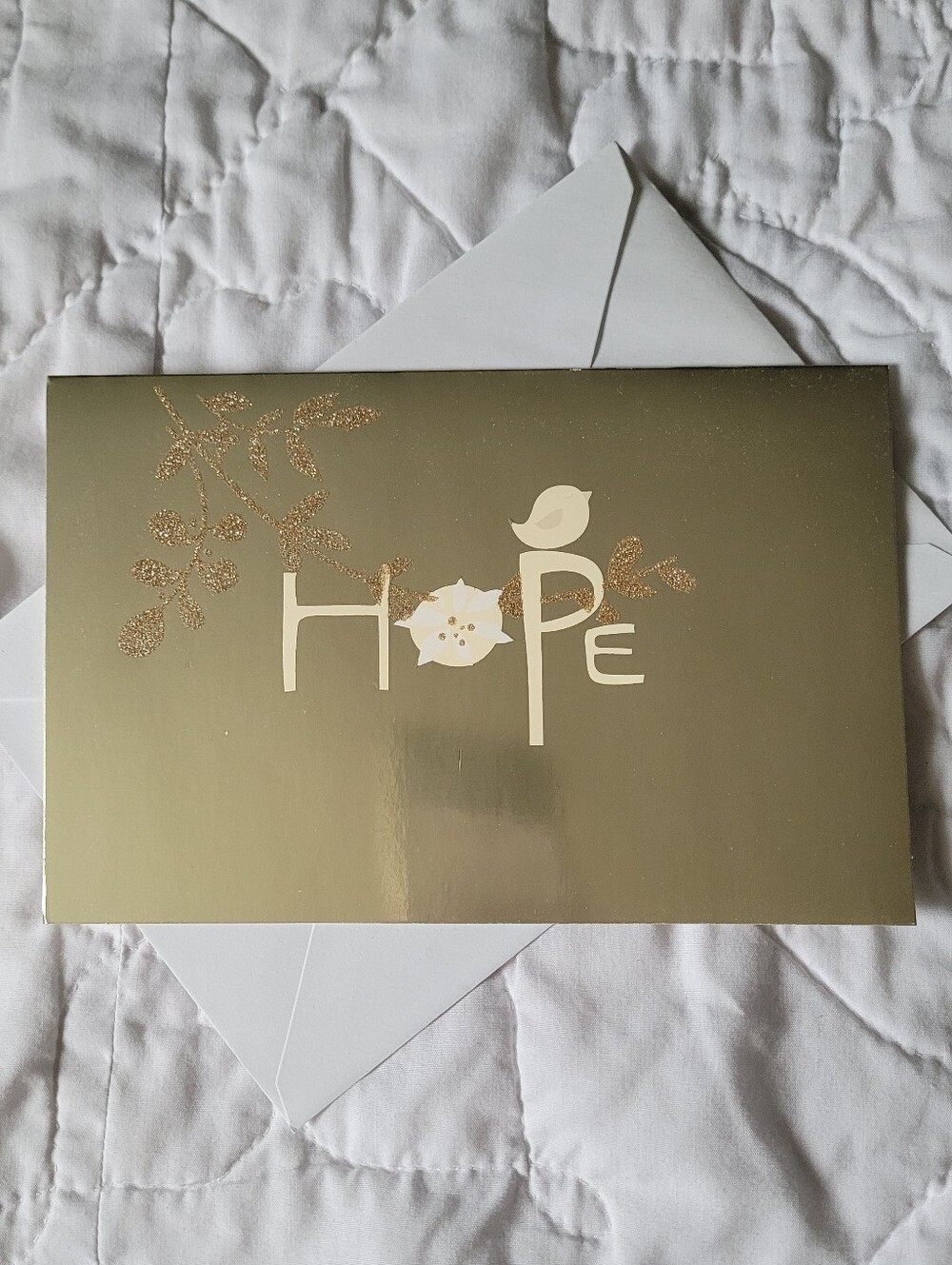 2/$15 🌼 6x Hope Happy Holidays Christmas Greeting Cards